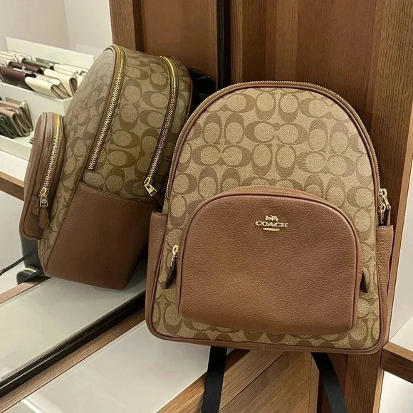 Coach Court Backpack In Signature Canvas Backpack COACH 5671 - Picture 1 of 10